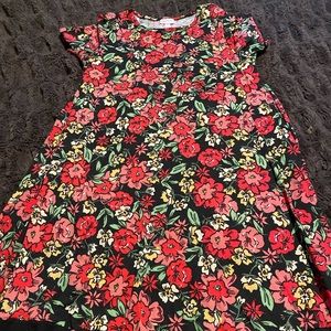 Floral lularoe Carly dress